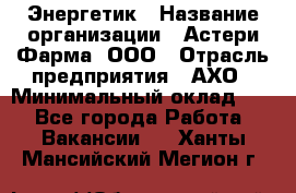 Энергетик › Название организации ­ Астери-Фарма, ООО › Отрасль предприятия ­ АХО › Минимальный оклад ­ 1 - Все города Работа » Вакансии   . Ханты-Мансийский,Мегион г.